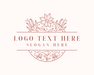 Events - Floral Wellness Spa logo design
