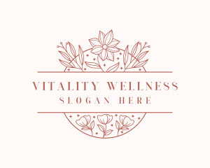 Floral Wellness Spa logo design