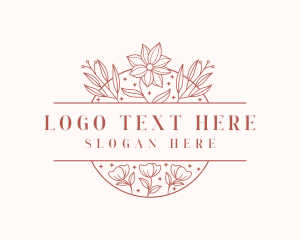 Wellness - Floral Wellness Spa logo design