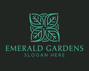 Nature Leaves Gardening logo design