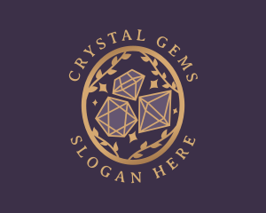 Diamond Gemstone Jewelry  logo design