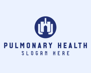 Pulmonary - Respiratory System Lungs logo design