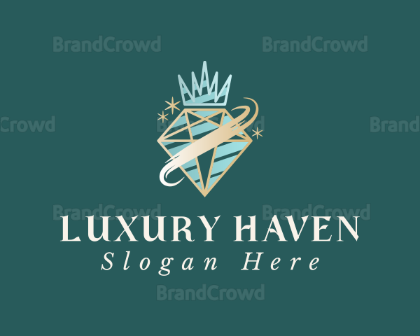 Crown Diamond Jewel Logo