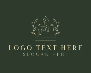 Scented - Candle Wax Decoration logo design