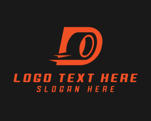 Motorsport - Automotive Tire Letter D logo design