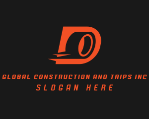 Race - Automotive Tire Letter D logo design