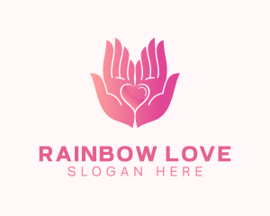 Hand Love Charity logo design