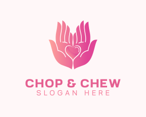Love - Hand Love Charity logo design