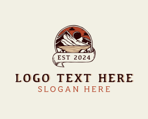 Mountain Outdoor Adventure Logo