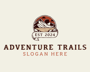 Mountain Outdoor Adventure logo design