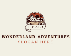 Mountain Outdoor Adventure logo design