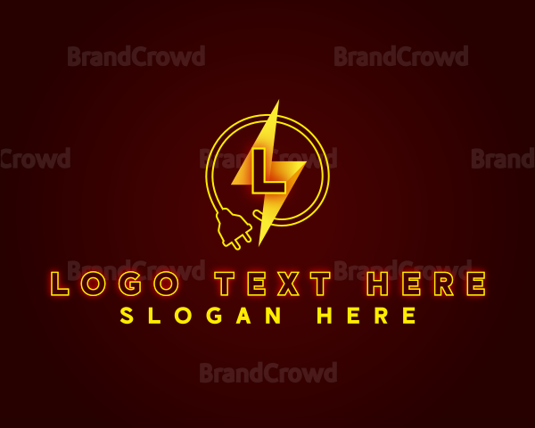 Electrical Power Plug Logo