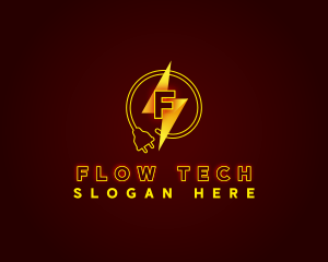 Electrical Power Plug logo design