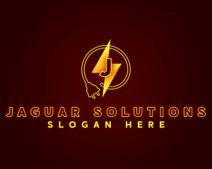 Electrical Power Plug logo design