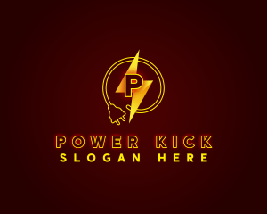 Electrical Power Plug logo design