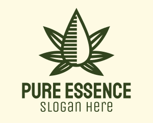 Essence - Marijuana Hemp Oil Extract logo design