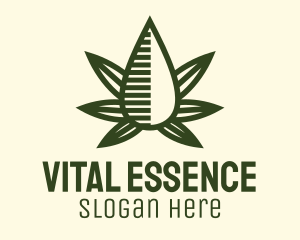 Essence - Marijuana Hemp Oil Extract logo design