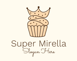 Cupcake Mix Crown Logo