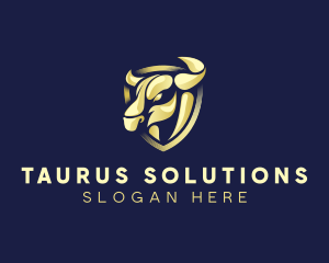 Taurus - Animal Bull Security logo design