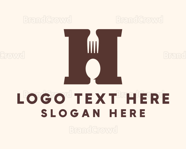 Restaurant Letter H Logo