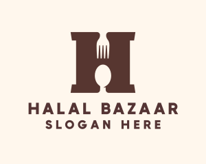 Restaurant Letter H logo design