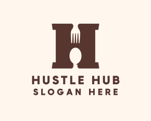 Restaurant Letter H logo design