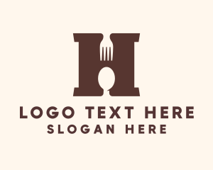 Cook - Restaurant Letter H logo design