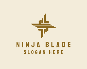 Ninja Line Star logo design