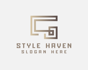Sharp - Elegant Modern Labyrinth Letter G logo design