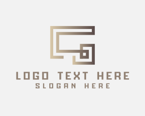 Elegant Modern Labyrinth Letter G Logo