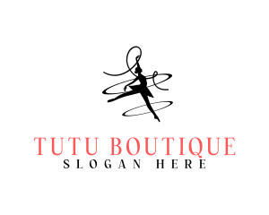 Tutu - Ballerina Theater Performer logo design