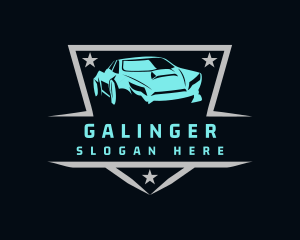 Dealership - Racing Car Detailing logo design