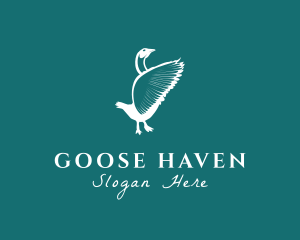 Goose - Wild Goose Bird logo design