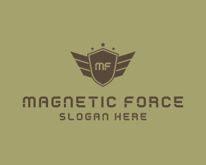 Military Rank Insignia Shield logo design