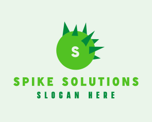 Spike Virus Infection logo design