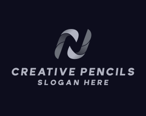 Creative Advertising Letter N logo design