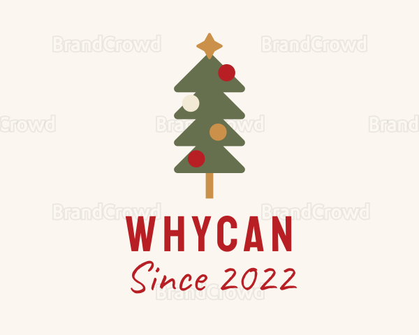 Xmas Tree Ornament Logo