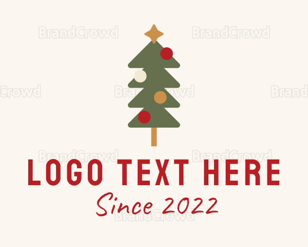 Xmas Tree Ornament Logo