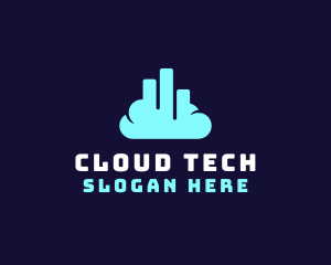 Cloud - Cloud Building Sky logo design