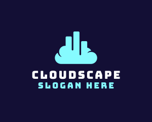 Cloud Building Sky logo design