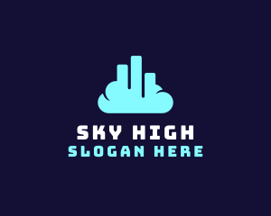 Cloud Building Sky logo design