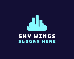 Cloud Building Sky logo design