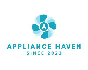 Appliances - Propeller Wind Fan logo design