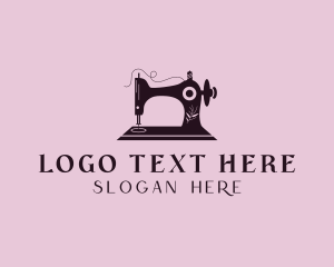 Vintage - Seamstress Sewing Alteration logo design