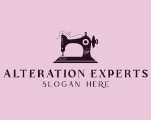 Seamstress Sewing Alteration logo design