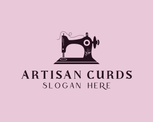 Seamstress Sewing Alteration logo design