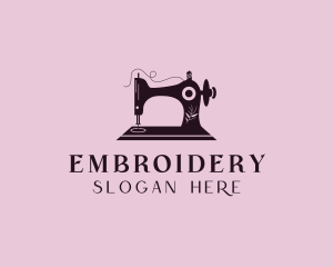 Seamstress Sewing Alteration logo design