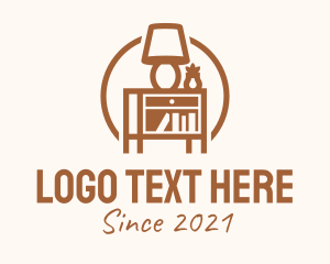 Furniture Store - Lamp Nightstand Furniture logo design