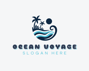 Ocean Waves Resort logo design