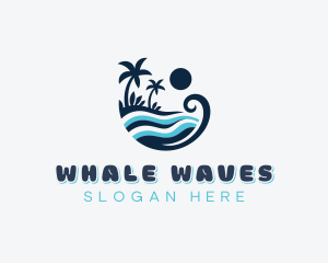 Ocean Waves Resort logo design